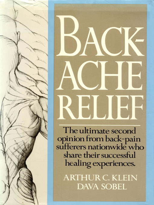 Title details for Backache Relief by Arthur C. Klein - Available